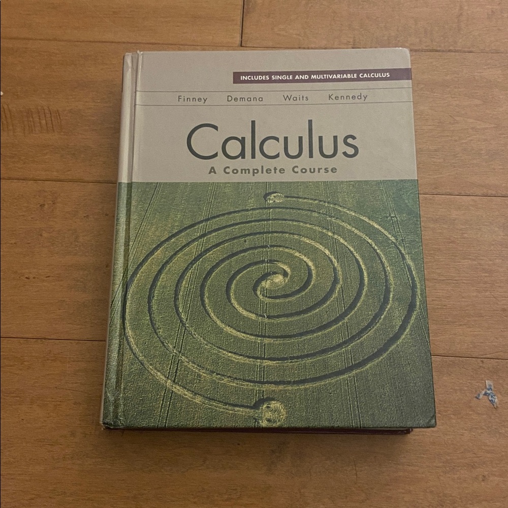 Calculus a complete course - 2012 used book